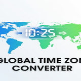 global time zone converter convert a date and time from a source time zone to any target time zone