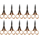 Tesoura de Metal Dobravél Rose Kit C10 Unidades 5092 (3)
