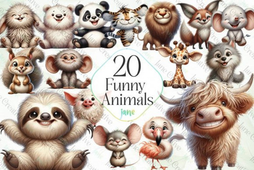 Funny Animals Sublimation.jpg
