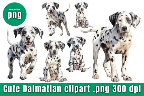 Dalmatian clipart 80134196.jpg