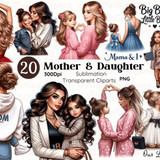 Mother Daughter Sublimation Mothers Day 95624118 (1)