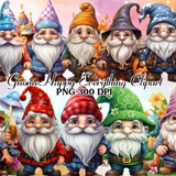Cute Gnome Happy Everything Clipart 75834575