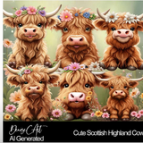 Cute Scottish Highland Cow