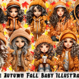 Cute Autumn Fall Baby Illustration Graphics 75371662 1 1 580x387