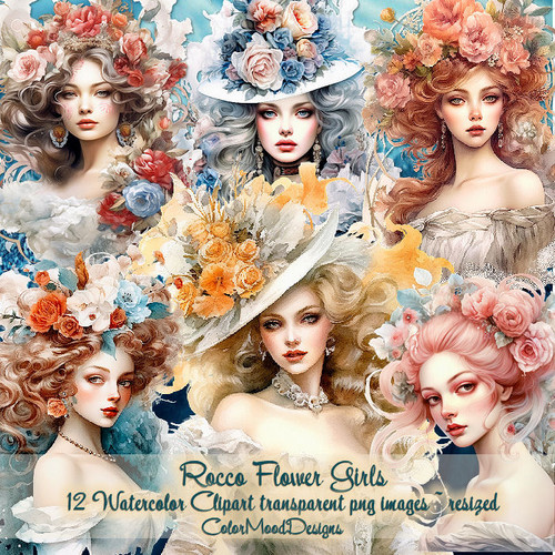 Rococo Flower Girls ColorMoodDesigns4.jpg