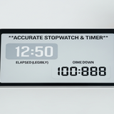 stopwatch countdown timer accurate timing for tracking elapsed time or setting an alarm
