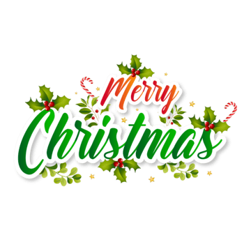 pngtree merry christmas typography with xmas elements png image 1804036.png