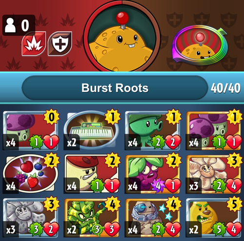 Aggro Swarm
Spark cost: 5,000 (budget)
Flood the board with buffed-up mushrooms, then continue the pressure with Starch Lord and Grizzly Pear