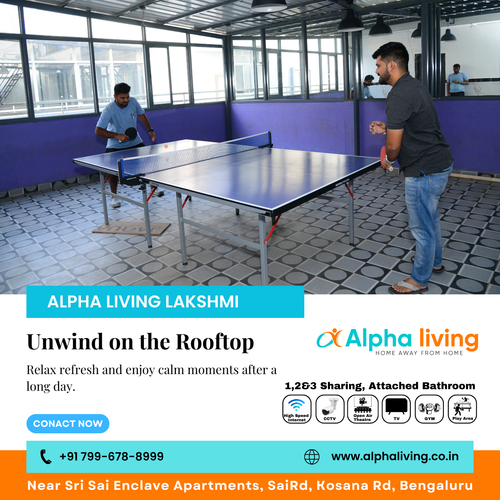 Our rooftop space is a favorite spot for residents to unwind and relax.