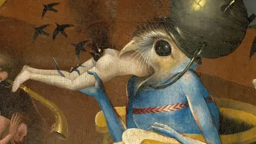 1280px Bosch Hieronymus The Garden of Earthly Delights right panel Detail Bird headed monster or The.webp