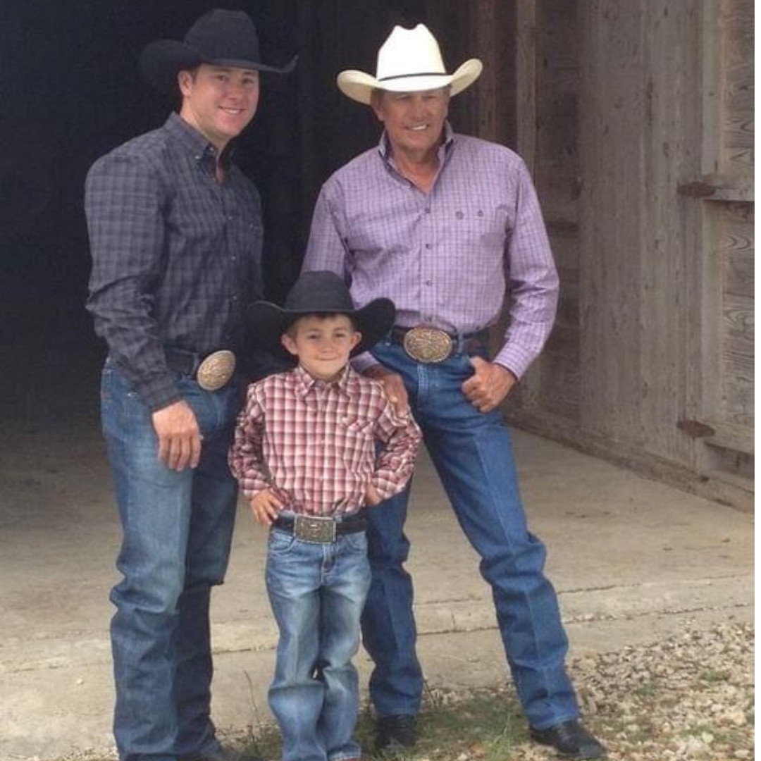 Happy 44th Birthday to George Strait son Bubba who was born May 14,1981 and made George a proud (1)