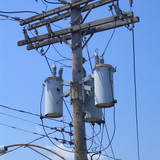 Utility pole transformers