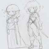 ArwenAaragornSketch