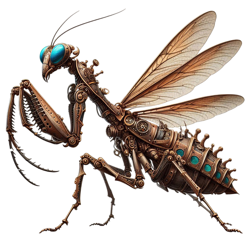 Gottesanbeterin Steampunk (1)