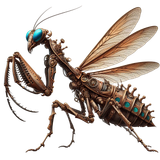 Gottesanbeterin Steampunk (1)