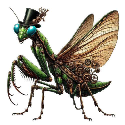 Gottesanbeterin Steampunk (2)