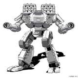 WLD CA2 WildCat BattleMech (BoTH) Black &amp; White