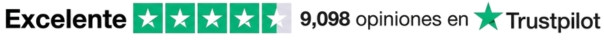 Excellent 9,098 reviews on Trustpilot
