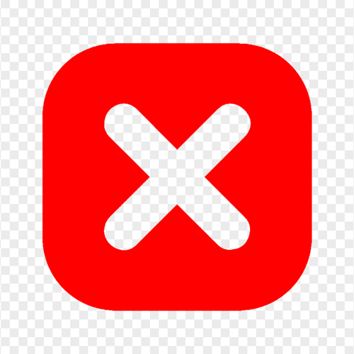 hd red square close x button icon transparent background 701751695038842smjnuhymfc.png