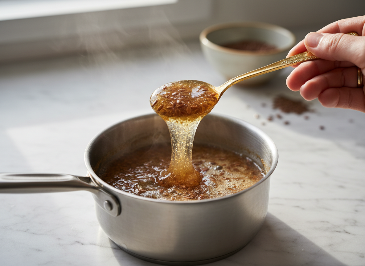 ג'ל זרעי פשתן טבעי