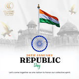 On this Republic Day, Classic Living PG for Ladies extends warm wishes to everyone.