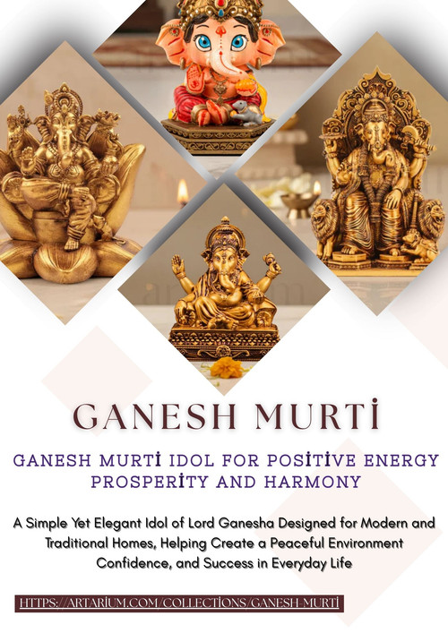 Ganesh Murti for Puja Home Office Spiritual Decor.jpg