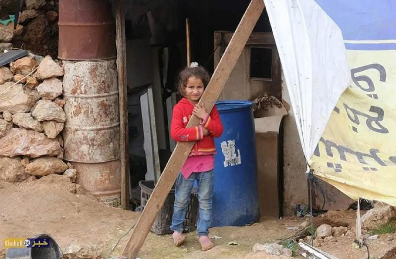 معاناة الأهالي في خلة الفرا المهددة بالاستيطان، جنوب الخليل جراء المنخفض الجوي....