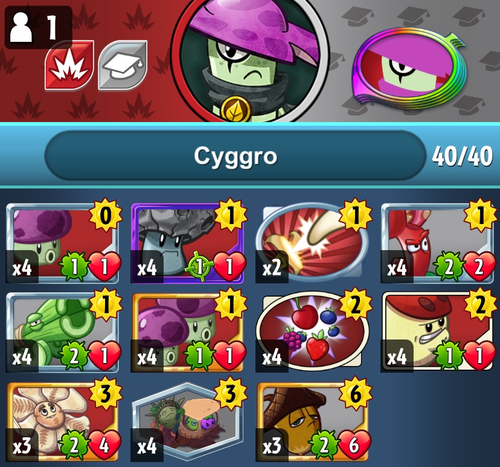 Aggro Combo
Spark cost: 7,400 (budget)
Rush opponents or set up for your Astro-Shroom + Planet of the Graps combo. Cro-Magolia and Buff-Shroom buff your board, and Tricorn ends matches