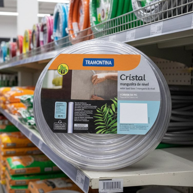 Mangueira Cristal 5/16″ Tramontina em PVC 1 Camada 10 m