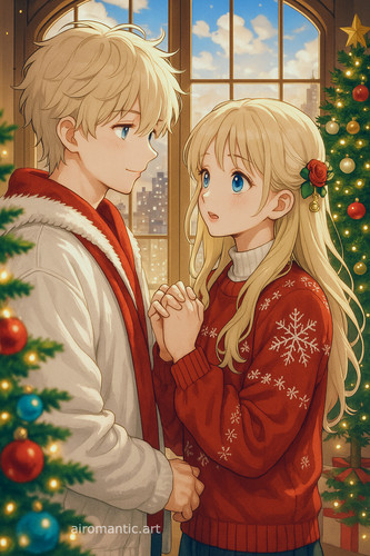 20251211 1450 Anime Christmas Couple remix 01kc6b7qapf3t8hpm2j1hxv0ct.jpg