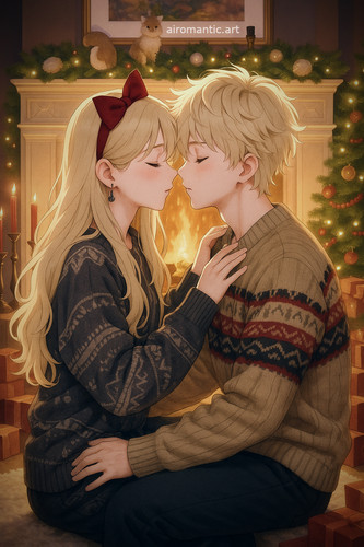 20251211 1506 Anime Couple by Fireplace remix 01kc6c4m6zfgg93zzsqrs7cng9.jpg