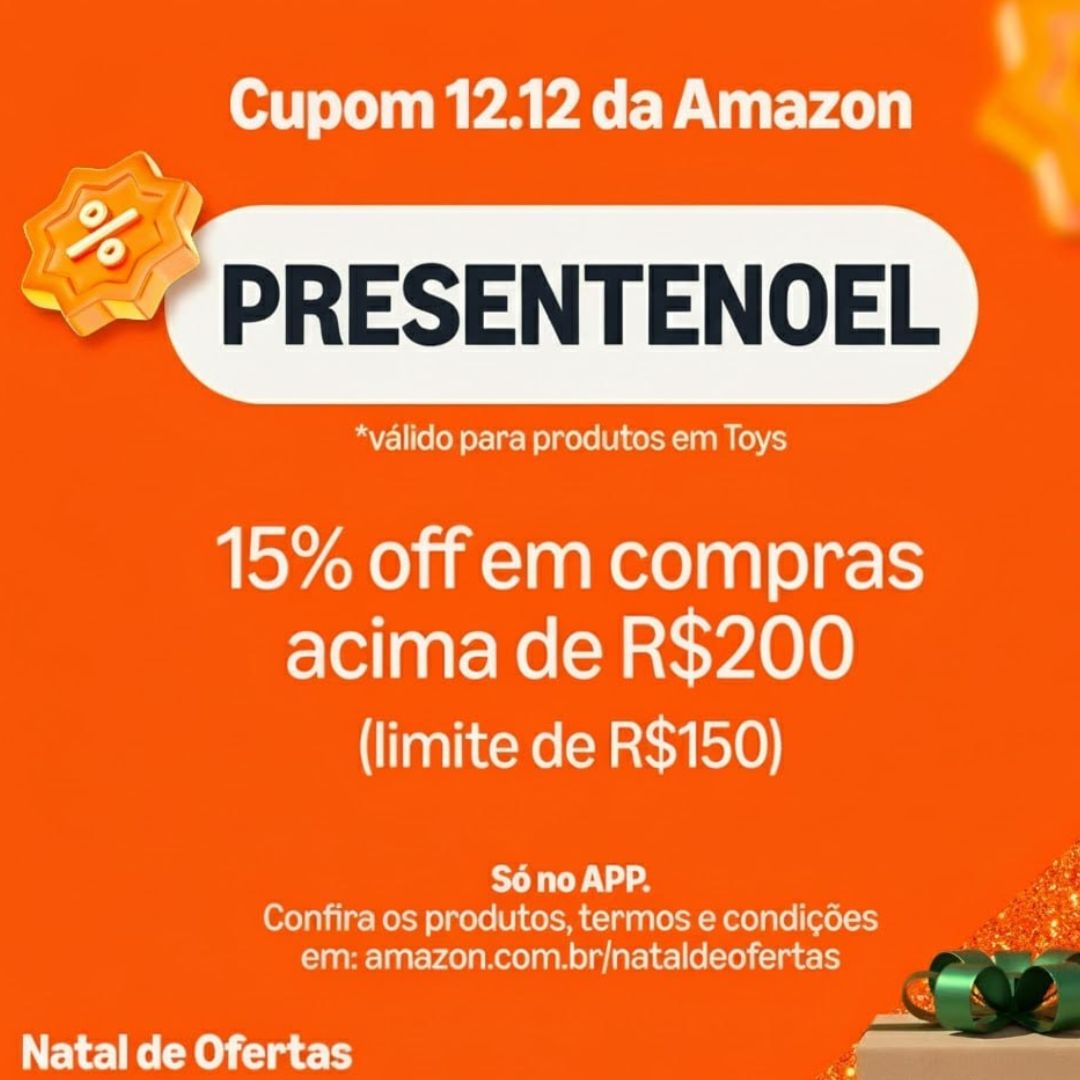 Cupom de 15% off em Brinquedos Infantis