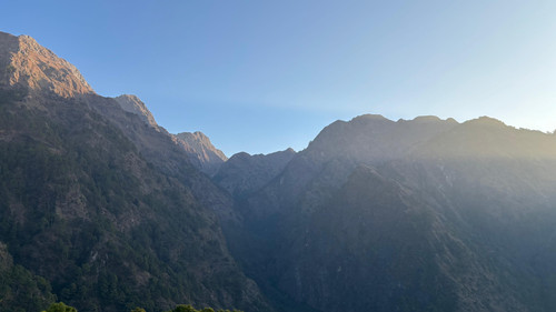 Sunrise in Mountains