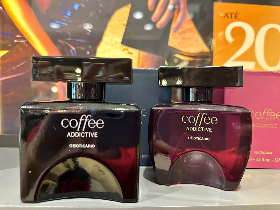 Coffee Addictive: Colônia Woman 100ml + Colônia Man 100ml