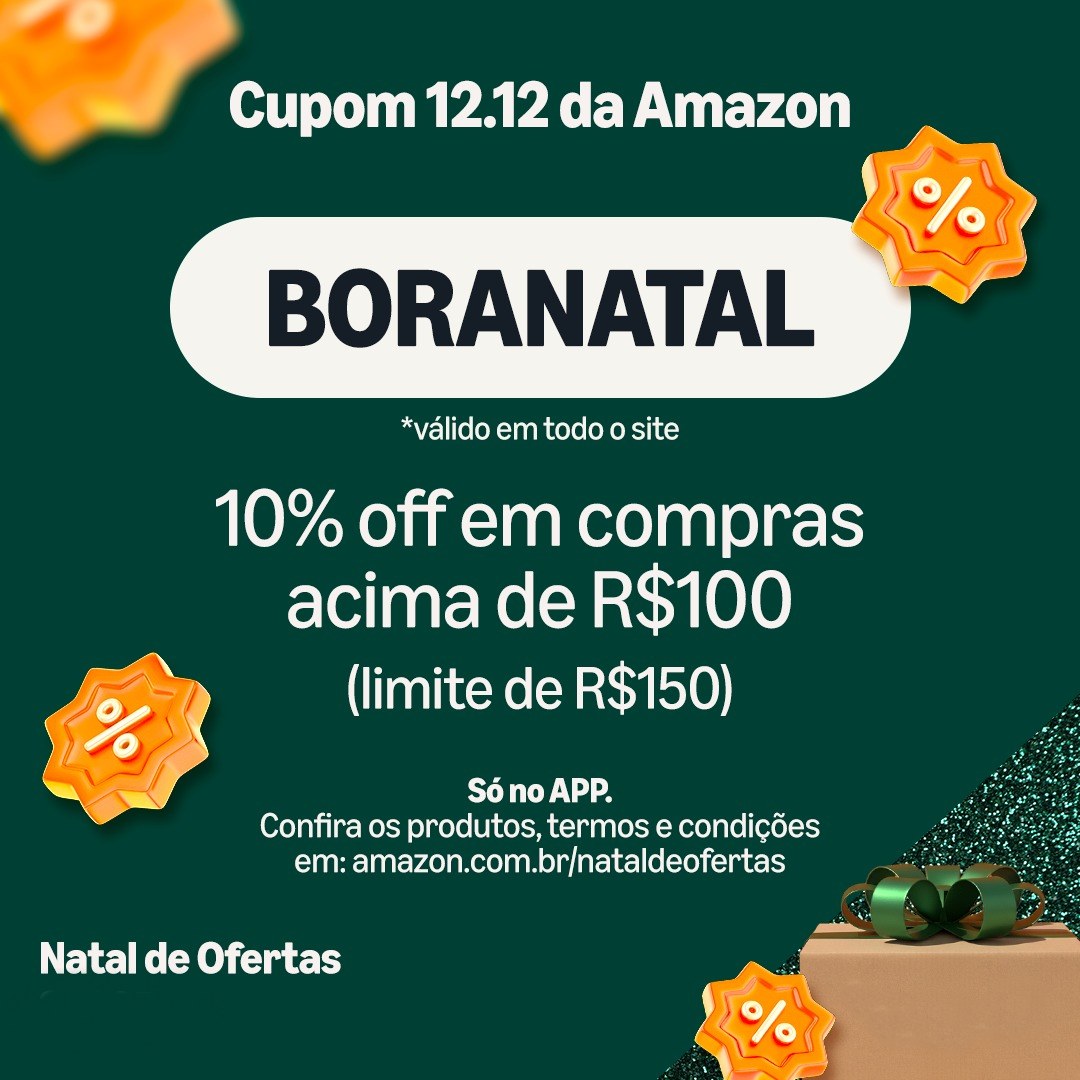 10% OFF em compras acima de R$100 no APP – Limitado a R$150
