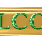 Animated GIF Welcome Rotating Sign Gold Green w 1.gif