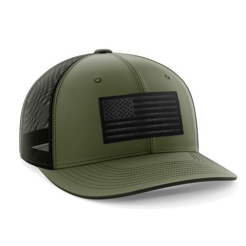 11 Snapback Front Flag Olive.jpg