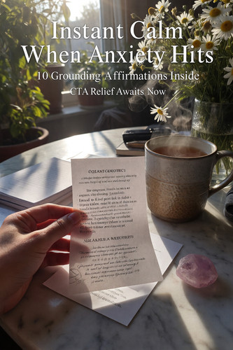 Zainab Lunje Delicate hand gently holding single printable affirmation card on 6820a923 b3c8 4f8c 85.jpg