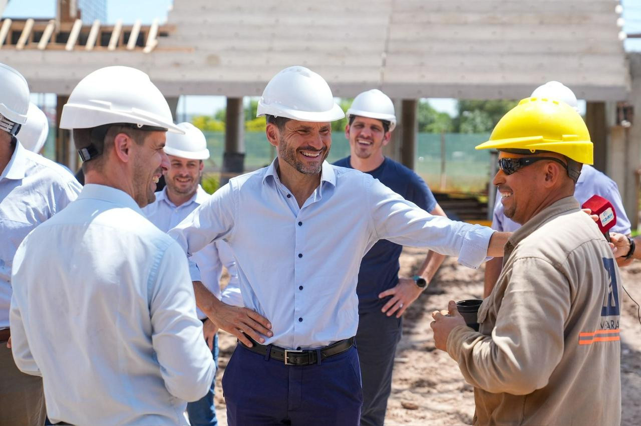 Juegos Suramericanos: El Microestadio de Rafaela ya tiene un avance cercano al 45 %