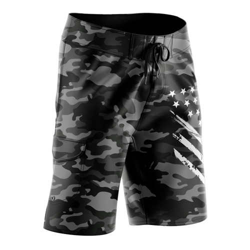 4 Board Shorts Side White crest black camo.jpg