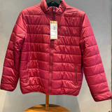 puffer jacket maroon