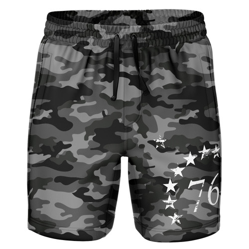 16 Fleece Shorts Front 1776 Stars.jpg