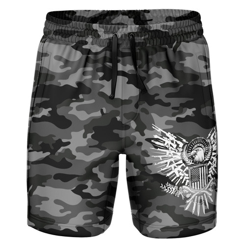 16 Fleece Shorts Front Eagle Warfare.jpg