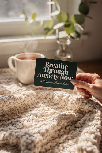 Zainab Lunje Hand turning printable affirmation card on knitted throw blanket af252e99 79b2 4aff 80d.jpg