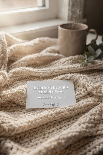 Zainab Lunje Hand turning printable affirmation card on knitted throw blanket 2e20cbbf db9a 4bf6 a5c.jpg