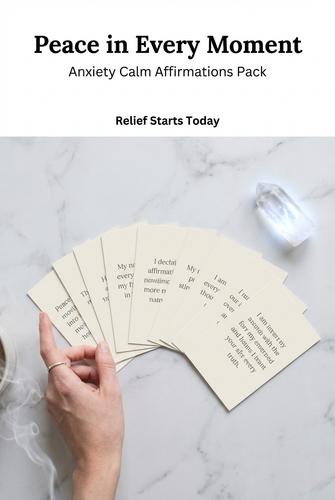 Zainab Lunje Flat lay with depth of printable affirmation cards fanned on marb 69c2c370 32a1 4c94 83.png