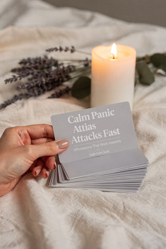 Zainab Lunje Hand selecting printable affirmation card from fanned stack on so e566a9ff 598a 4ae2 a8.jpg