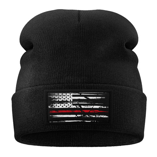 1 Beanie Front Red Line Flag copy 2.jpg
