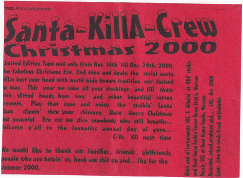 Santa Killa Crew Christmas 2000 Insert.png
