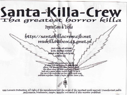 Santa Killa Crew Tha Greatest Horror Killa Insert.png